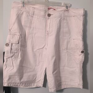 Women's Beige Cargo Shorts